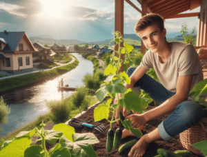 Plantar pepinos fácilmente en el balcón o terraza de tu casa